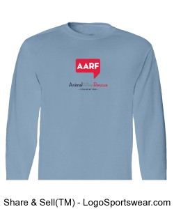 AARF Long Sleeve T-Shirt - Light Blue Design Zoom